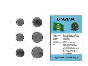 LOT 6 Münzen Brasilien Blister # - Bild 1 von 2