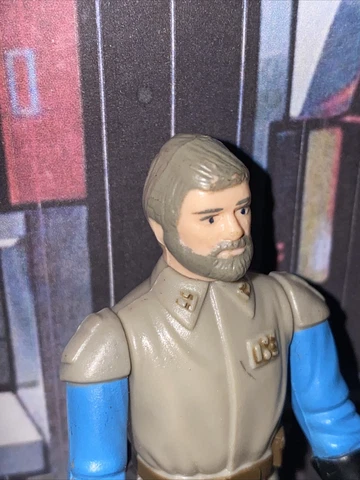 General Madine ROTJ Star Wars Vintage Kenner 1983 Action Figure Greenish Hair Cover