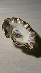 Shafford China Handpainted leaf dish Spoon Rest  - Picture 1 of 4