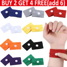 2x Anti-Nausea Travel Sickness Wristbands Motion Sickness Bands For Kids Adults