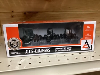 Ertl 1/64 Allis-Chalmers 440, 7580, 4W-220 50th Anniv. CHASER Set - Image 1 of 4