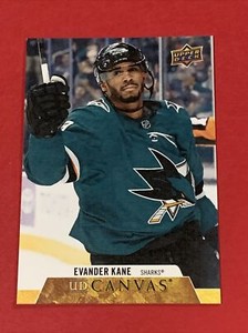 2020-21 Upper Deck Evander Kane UD Canvas #C67 San Jose Sharks 