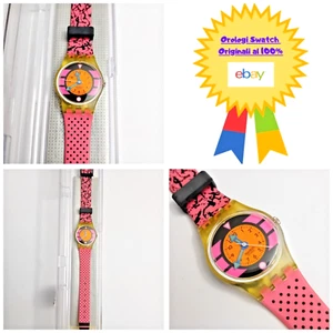 Swatch Lady Neu Damen Pink Betty LK118 1989 Vintage Armbanduhr 80er Jahre - Bild 1 von 10