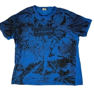 Justice League America DC Comics Men's T-Shirt Blue Black Large - Picture 1 of 5