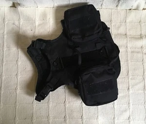 Military Tactical Dog Harness Molle Service Harness for Large Dogs & Pouch Bags - Picture 1 of 4