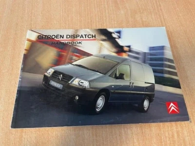 GENUINE CITROEN DISPATCH 2004 OWNERS MANUAL HANDBOOK GUIDE - Image 1 of 3