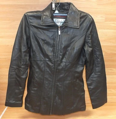 Genuine Pelle Studio Wilsons Leather Experts Size Medium Black Jacket **READ**  - Image 1 of 4