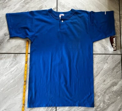 Camisa polo de golf Wilson para hombre mediana vintage azul nueva con etiquetas Foto 1 de 4