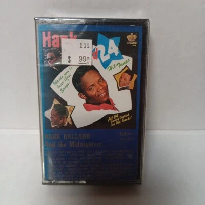 HANK BALLARD AND THE MIDNIGHTERS 24 HIT TUNES CASSETTE ALBUM Brand New Sealed  - Image 1 of 4