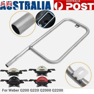 For Weber Q200 Q220 Q2000 Q2200 Stainless Steel Baby Grill Burner Tube W/ Screw - Picture 1 of 10
