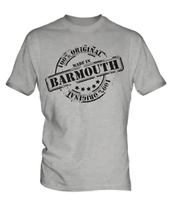 MADE IN BARMOUTH MENS T-SHIRT GIFT CHRISTMAS BIRTHDAY 18TH 30TH 40TH 50TH 60TH - Picture 1 of 1