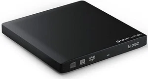 techPulse120 externer USB 3 TypC M-Disc DVD CD Brenner Schwarz Burner Superdrive - Bild 1 von 6