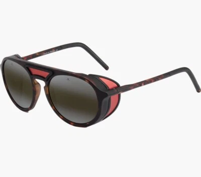 Gafas de sol Vuarnet ICE Factory Ice redondas VL1709 tortuga + marrón Skilynx rojo Foto 1 de 4
