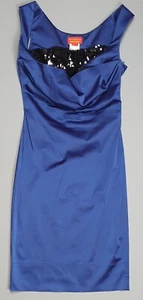 VIVIENNE WESTWOOD Red Label IT 44 UK 12 Built In Corset Dress Blue Sequin - Picture 1 of 9