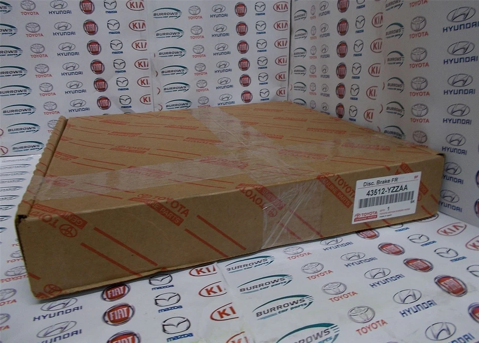 Discos de freno delantero genuinos Toyota Avensis 2003-2009 + Corolla Verso 2004-2009 x2 Foto 1 de 1