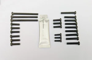 Kit de tornillos para carcasa de motor Yamaha RD250/350LC 1980-82 J.I.S negro inoxidable. - Imagen 1 de 1