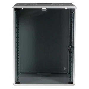 19 Zoll Wandgehäuse Netzwerkschrank Rack unmontiert 15HE Tiefe 600 mm grau - Photo 1/13