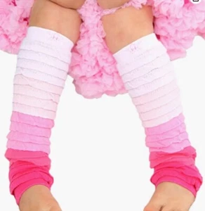 Huggalugs Girls Pink Ombre Rhumba Legruffles, Regular (fits to 8 years), Pink - Picture 1 of 2