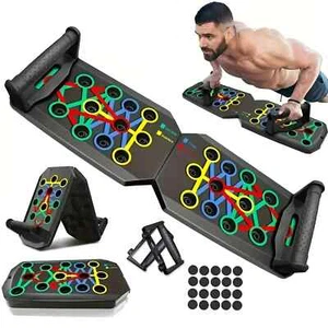 Tavola per Piegamenti Flessioni Esercizi Push Up Fitness Push-Ups Barra 9 in 1 - Foto 1 di 8