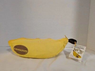 Bananagrams Classic Anagram Word Game 144 Tiles Banana Pouch  Instructions NEW  - Image 1 of 4