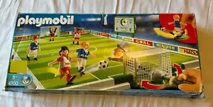 Playmobil 4700 Football / Soccer Stadium Boxed Play Set - Complete VGC - Picture 1 of 7