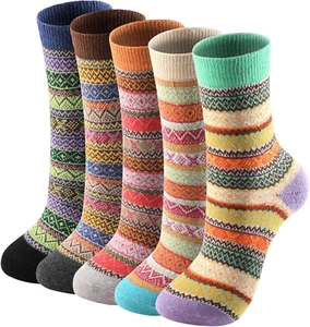 Wool Socks - Wool Socks for Women, Womens Wool Socks, Warm Socks for Women Men, - Picture 1 of 11