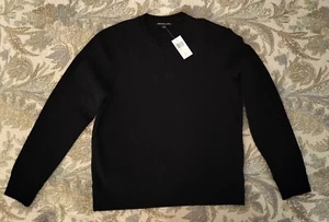 Michael Kors Herren Sweatshirt bestickt Logo Baumwolle Rundhals Schwarz L 🔥🔥 - Bild 1 von 4