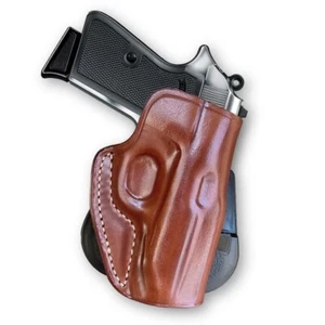 Leather OWB Paddle Holster Open Top Fits, Makarov P-64 9mm 3.3'' Barrel #1031# - Picture 1 of 8