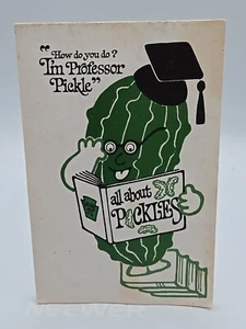 Professor Pickle All About Heinz Recipe Cookbook RARE Vtg Pittsburgh Booklet - Imagen 1 de 8