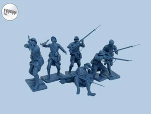 MOSTudio French soldiers WW1 Scale 1:32 NEW RELEASE MAY 2025 - Picture 1 of 1