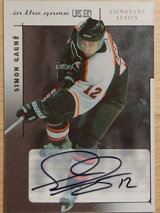 Serie Signature BAP-ITG 2004 - autógrafo de Simon Gagne - Imagen 1 de 10