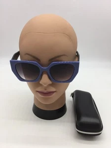 Occhiali da sole Prada moda trendy blu 54-20-146 lenti grigie - Foto 1 di 9