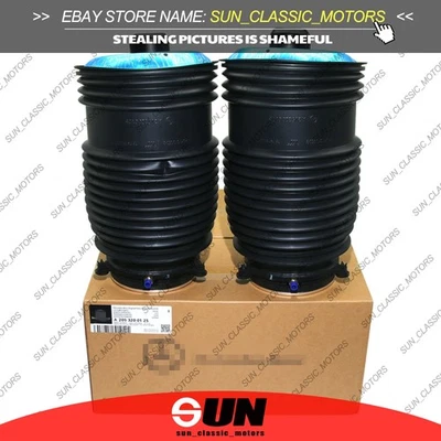 Par de bolsas de resorte de suspensión neumática trasera izquierda y derecha PARA MERCEDES CLASE C W205 C205 Foto 1 de 4