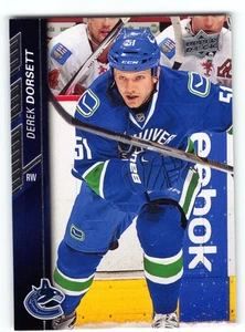 Derek Dorsett 2015-16 Vancouver Canucks Card - Picture 1 of 2