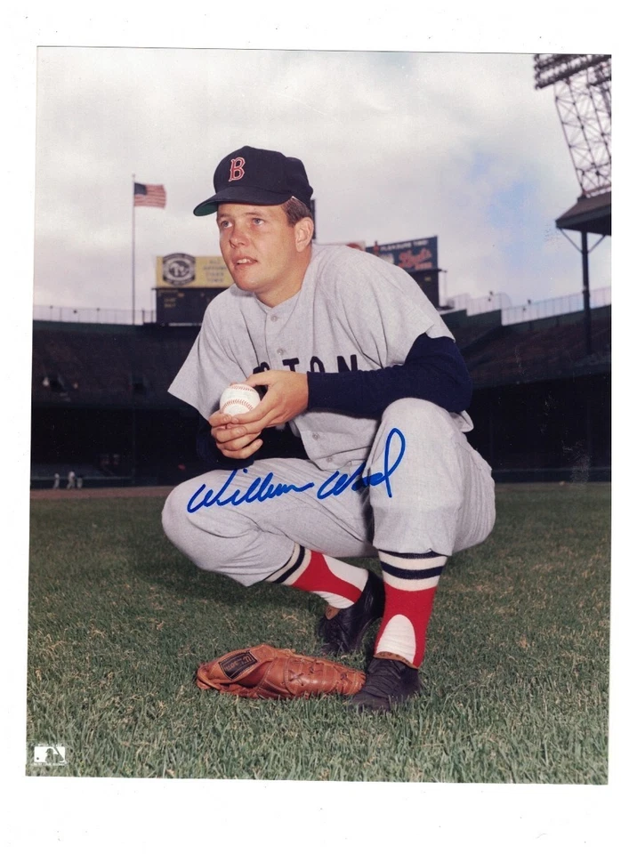 Foto de béisbol firmada por Wilbur Wood de los Medias Rojas de Boston 8x10 con nuestro certificado de autenticidad Foto 1 de 1