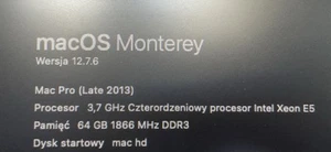 mac pro 2013 - Zdjęcie 1 z 2