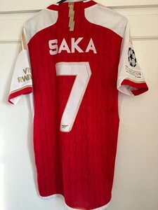 Camiseta de fútbol local Arsenal 2023-2024 Saka 7 CL talla pequeña/61231 - Imagen 1 de 4