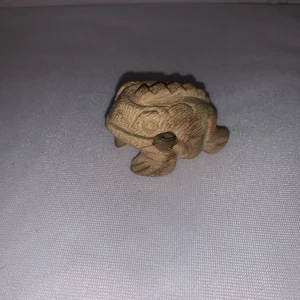Handgefertigtes Made In Thailand Holz Frosch Percussion Stück - Bild 1 von 11