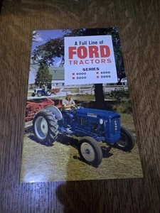 Vintage 60s FORD 2000, 3000, 4000, 5000 & 6000 Tractor Sales Brochure Mint Cond. - Picture 1 of 14