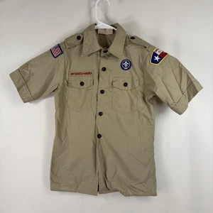 Boy Scouts of America Uniform Hemd Kurzarm Jugend Medium Flecken geklebt Patch - Bild 1 von 15