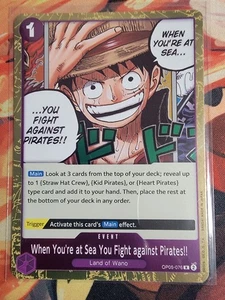One Piece CCG Quando sei in mare combatti contro i pirati!! Foglio OP05-076/258 - Foto 1 di 2