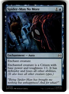MTG Magic The Gathering Marvel's Spider-Man Card #45 Spider-Man No More FOIL - Picture 1 of 4