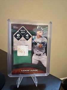2025 Topps Series 2 #RTB-JUD Aaron Judge New York Yankees Game Used Base /99 - Picture 1 of 2