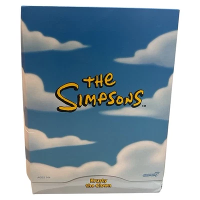 The Simpsons Krusty the Clown Ultimates Action Figure Super7 Holiday Gift 7 Inch - Image 1 of 4