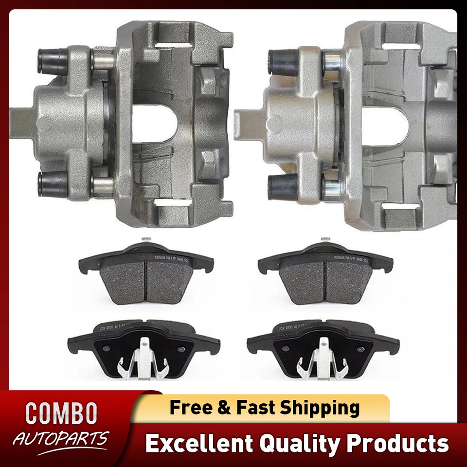 Pinzas de freno traseras y pastillas de freno para 2003 2004 2005 2006 2007 2008 Volvo XC90 Foto 1 de 4