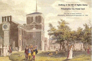 #2421 First Day Ceremony Program 25c Bill of Rights Stamp - Picture 1 of 2