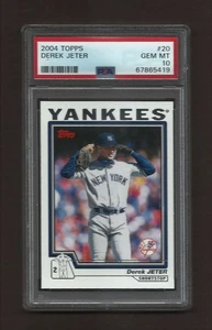 PSA 10 GEMAS COMO NUEVAS DEREK JETER 2004 TOPPS #20 JB - Imagen 1 de 1