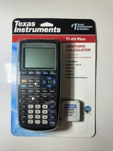 Texas Instruments TI-83 Plus Graphing Calculator Back To School Algebra Calculus - Picture 1 of 4