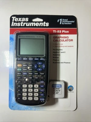 Texas Instruments TI-83 Plus Graphing Calculator Back To School Algebra Calculus - Image 1 of 4