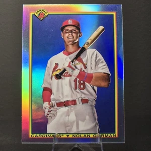 2020 Bowman Chrome '90 Bowman #90BNG Nolan Gorman Cardinals - Bild 1 von 2